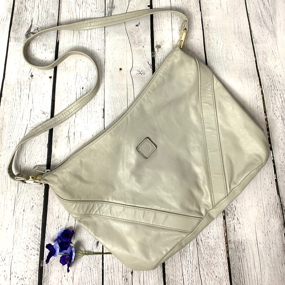 Unknown Brand Beige Women’s Leather Crossbody